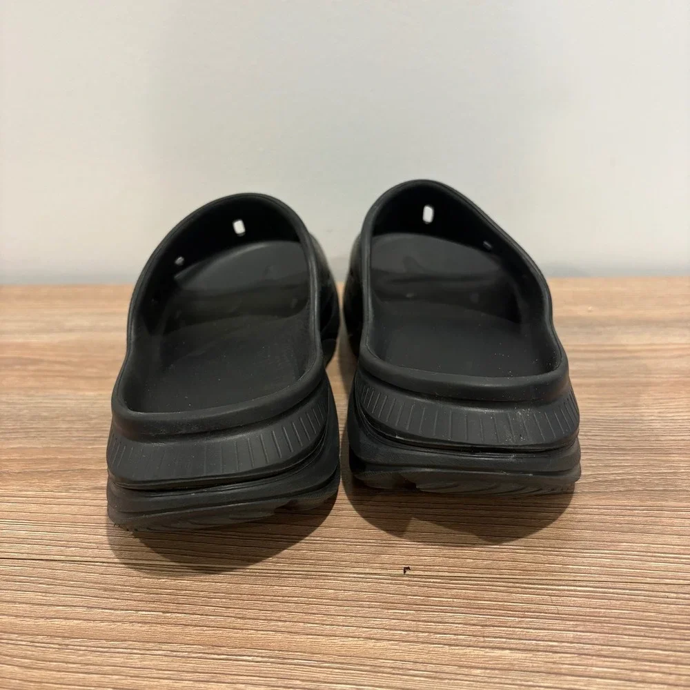 HOKA Ora Recovery Slide 3 Sandals Women Black size 8 Comfort Slip On EVA Foam